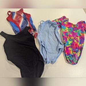 Girls 4-6 Leotard Tank Dance Ballet Bundle